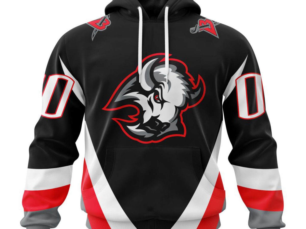 Custom Buffalo Sabres Special Retro Gradient Design Sweatshirt NHL