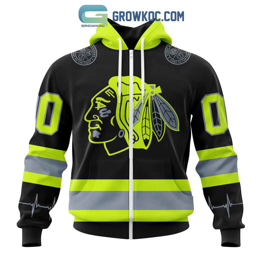 Top-selling item] Chicago Blackhawks NHL Fans Skull Baseball Jacket