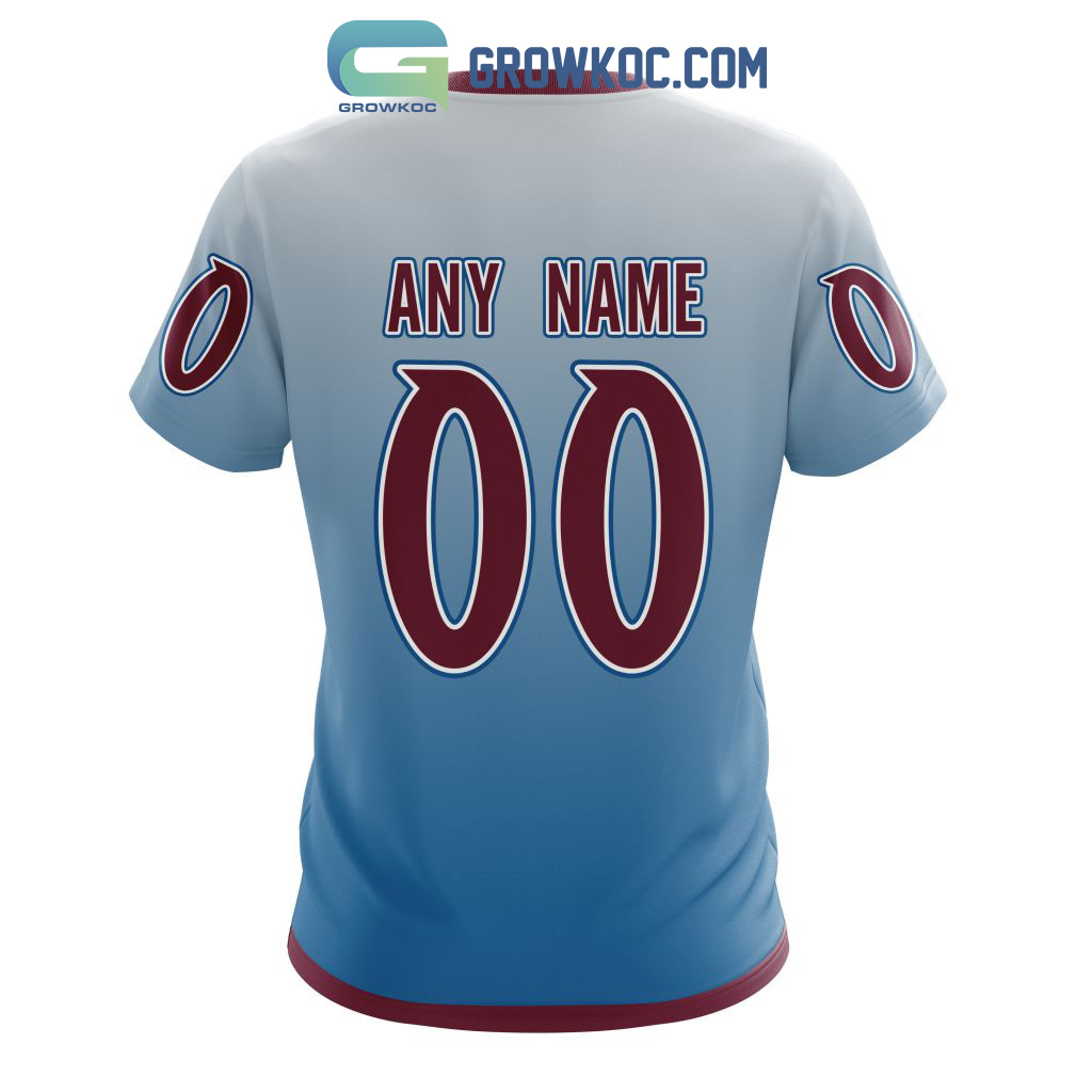 Colorado Avalanche Customized Number Kit For 2020 Stadium Series