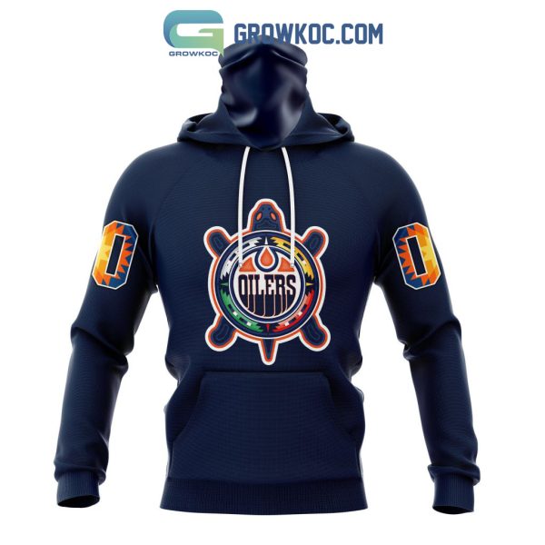 NHL Edmonton Oilers Personalized Special Indigenous Celebration Hoodie T-Shirt