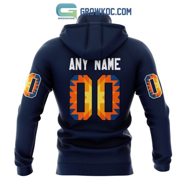 NHL Edmonton Oilers Personalized Special Indigenous Celebration Hoodie T-Shirt