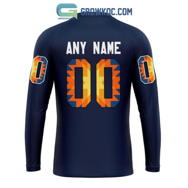 NHL Edmonton Oilers Personalized Special Indigenous Celebration Hoodie T-Shirt