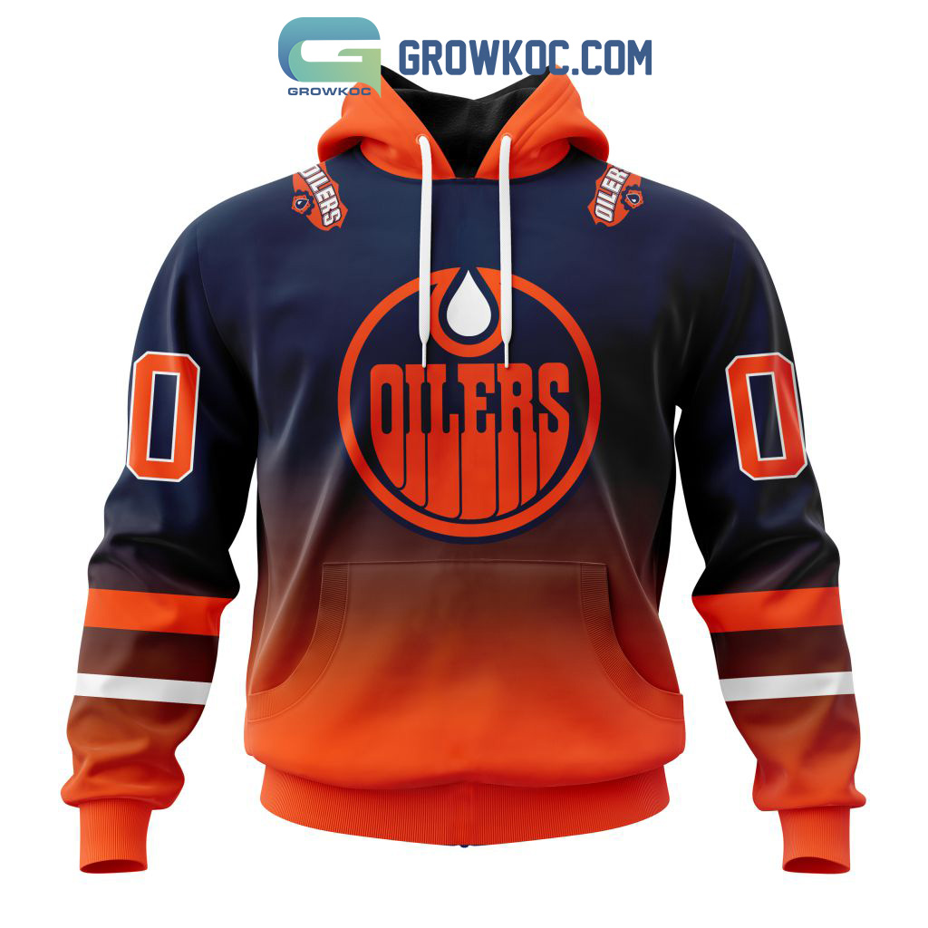 NHL Colorado Avalanche Personalized Special Retro Gradient Design Hoodie T- Shirt - Growkoc