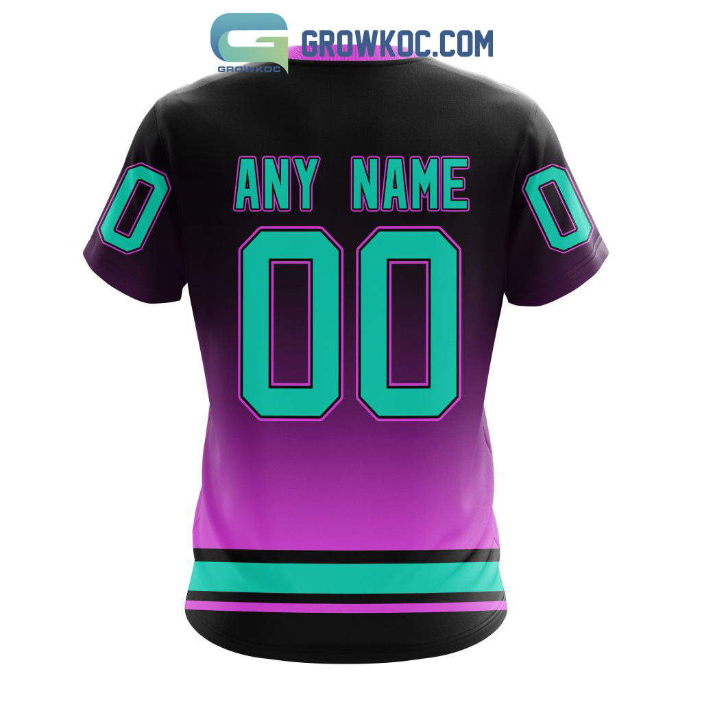 NHL Florida Panthers Custom Name Number Retro Jersey Fleece Oodie