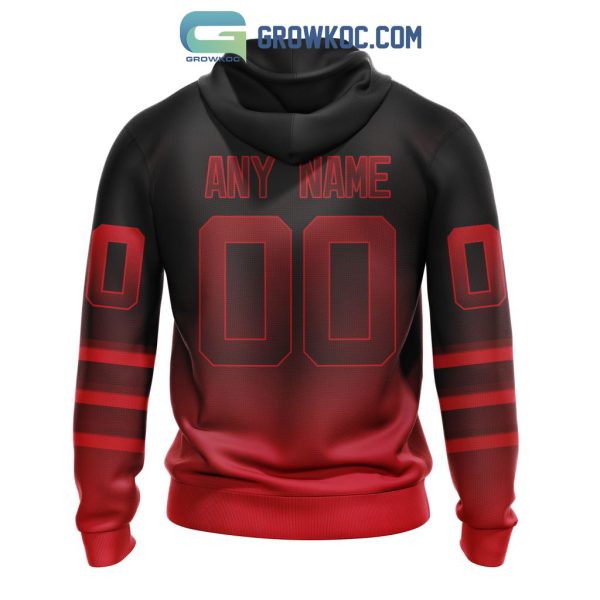 NHL New Jersey Devils Personalized  Special Retro Gradient Design Hoodie T-Shirt