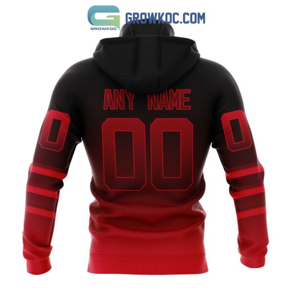 NHL New Jersey Devils Personalized  Special Retro Gradient Design Hoodie T-Shirt