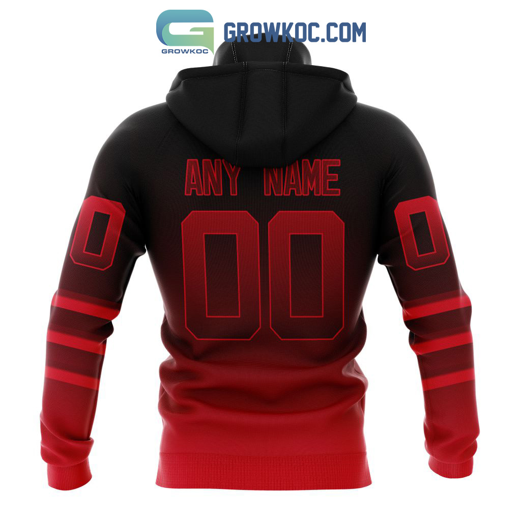 CustomCat New Jersey Devils Vintage NHL Crewneck Sweatshirt Red / XL