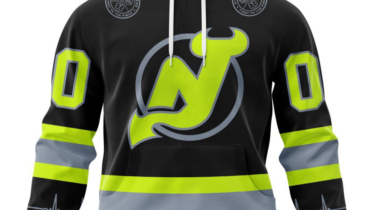 NHL New Jersey Devils Personalized Special Retro Gradient Design Hoodie  T-Shirt - Growkoc