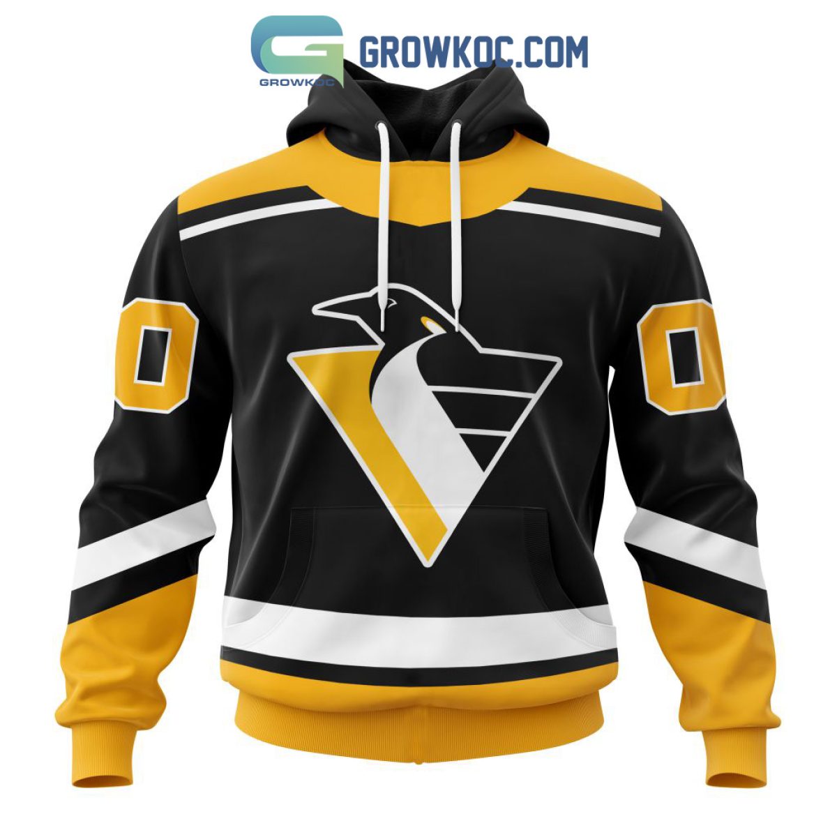 NHL Pittsburgh Penguins Personalized 3D Hoodie Mask