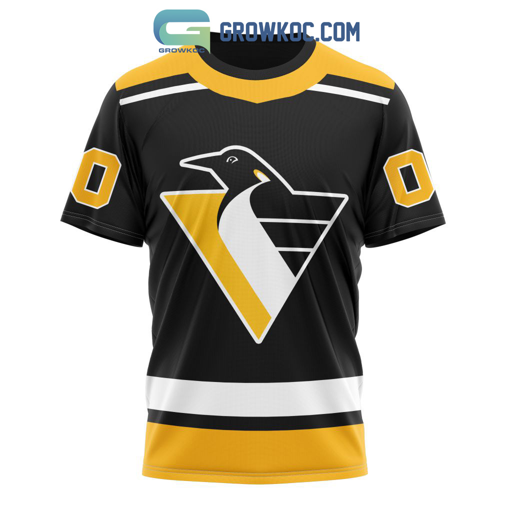 NHL Pittsburgh Penguins Custom Name Number 2021 Reverse Retro