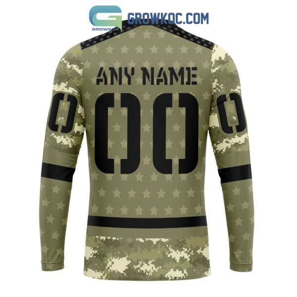 NHL Pittsburgh Penguins Personalized Camo Military Appreciation Hoodie T-Shirt