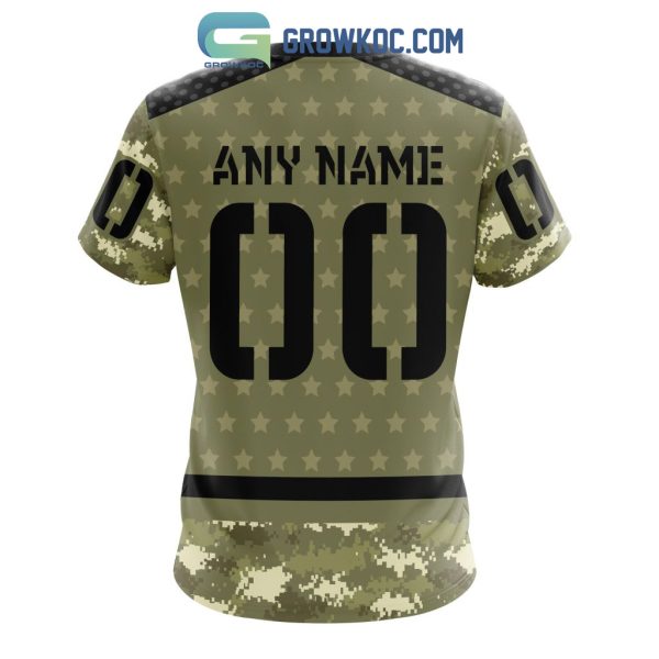 NHL Pittsburgh Penguins Personalized Camo Military Appreciation Hoodie T-Shirt