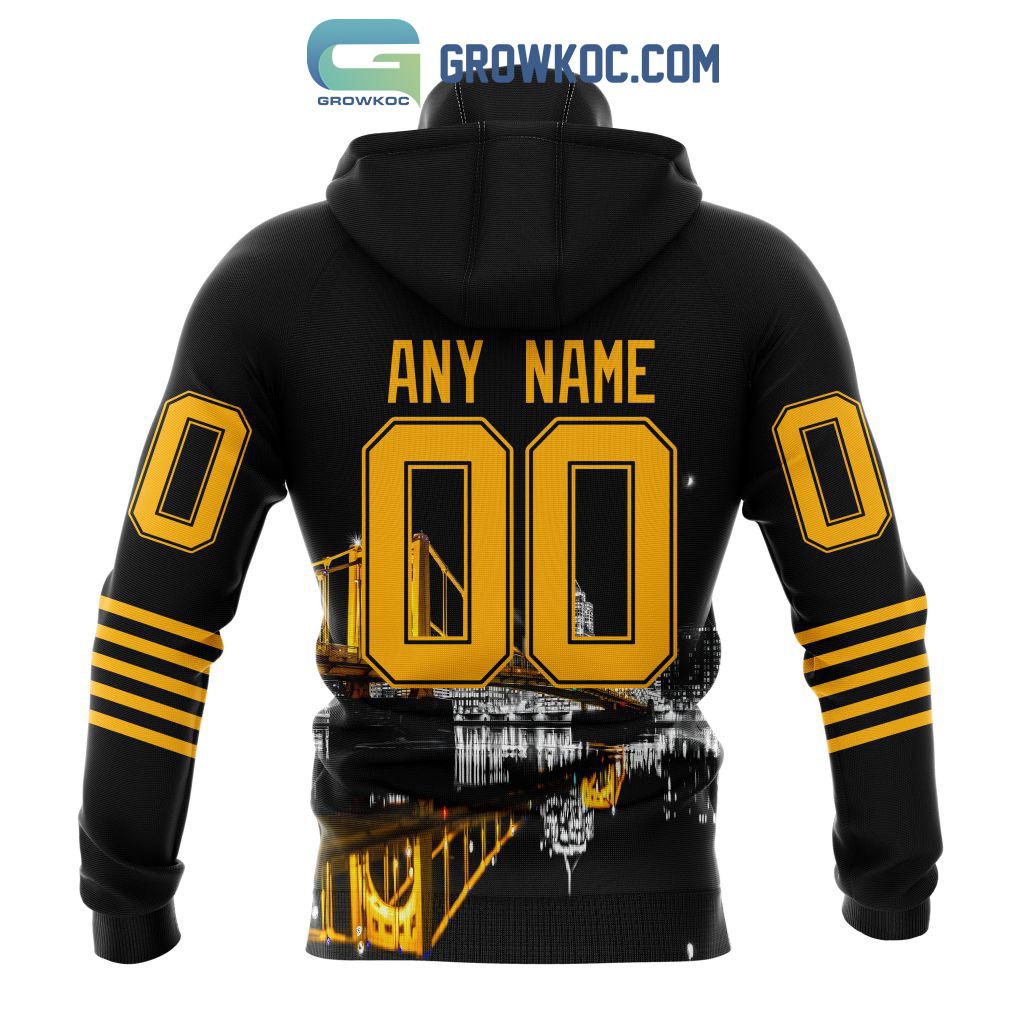 NHL Pittsburgh Penguins Mix Jersey Custom Personalized Hoodie T