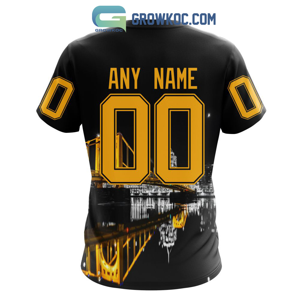 NHL Pittsburgh Penguins Mix Jersey Custom Personalized Hoodie T Shirt  Sweatshirt - Growkoc