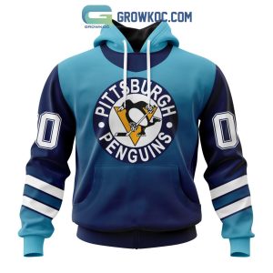 NHL Pittsburgh Penguins Mix Jersey Custom Personalized Hoodie T Shirt Sweatshirt