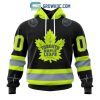 NHL Toronto Maple Leafs  Personalized Unisex Kits With FireFighter Uniforms Color Hoodie T-Shirt