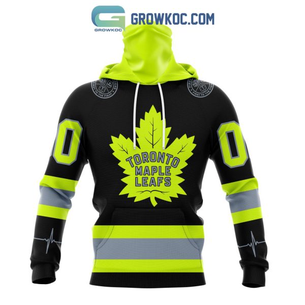 NHL Toronto Maple Leafs  Personalized Unisex Kits With FireFighter Uniforms Color Hoodie T-Shirt