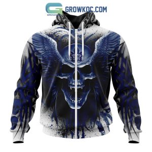 NHL Toronto Maple Leafs Personalized Special Kits With Skull Art Hoodie  T-Shirt - Growkoc