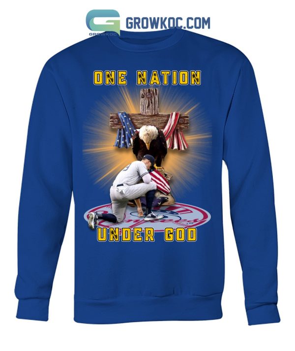 New York Yankees One Nation Under God  T-Shirt