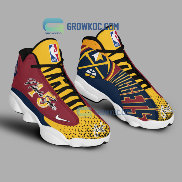 Nikola Jokic Denver Nuggets NBA  Signature Air Jordan 13 Sneakers