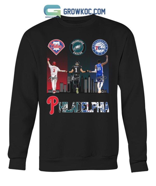 Philadelphia Phillies Eagles 76er T-Shirt