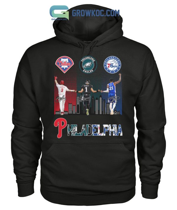 Philadelphia Phillies Eagles 76er T-Shirt