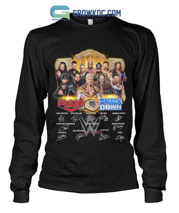 Raw WWE Smack Down Champions T-Shirt