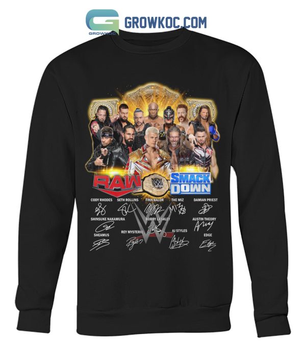 Raw WWE Smack Down Champions T-Shirt