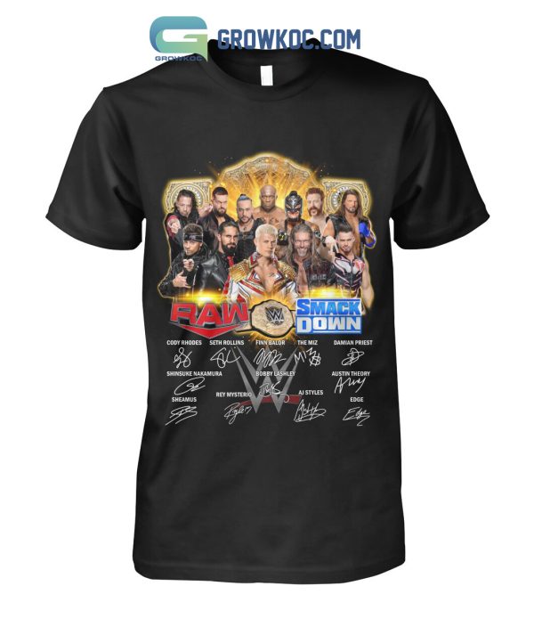 Raw WWE Smack Down Champions T-Shirt