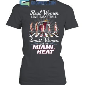 Real women love basketball smart women love the miamI heat shirt, hoodie,  sweater, long sleeve and tank top