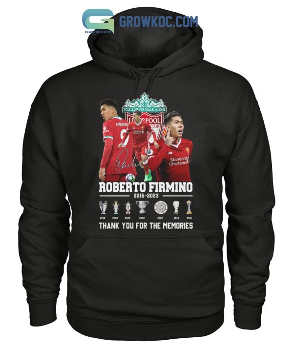 Roberto Firmino Liverpool Fc 2015-2023 Thank You T-Shirt