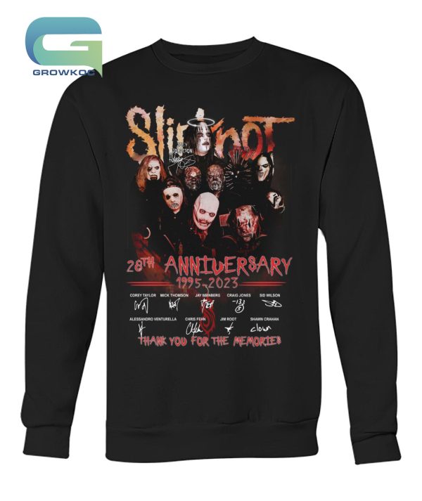 Slipknot 28th Anniversary 19952-2023 T-Shirt
