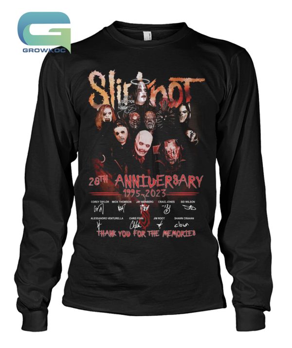 Slipknot 28th Anniversary 19952-2023 T-Shirt