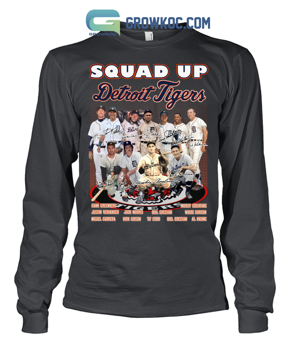 Squad Up Detroit Tigers Legends Team T-Shirt - Growkoc