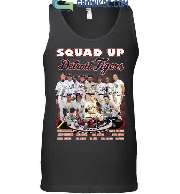 Squad Up Detroit Tigers Legends Team T-Shirt