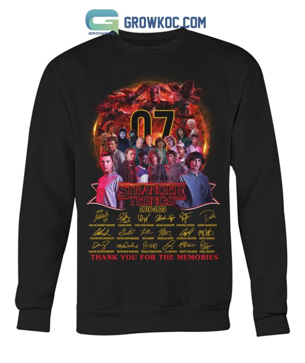 Stranger Things 07th Anniversary 2016-2023 T-Shirt