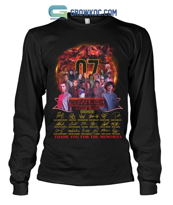 Stranger Things 07th Anniversary 2016-2023 T-Shirt