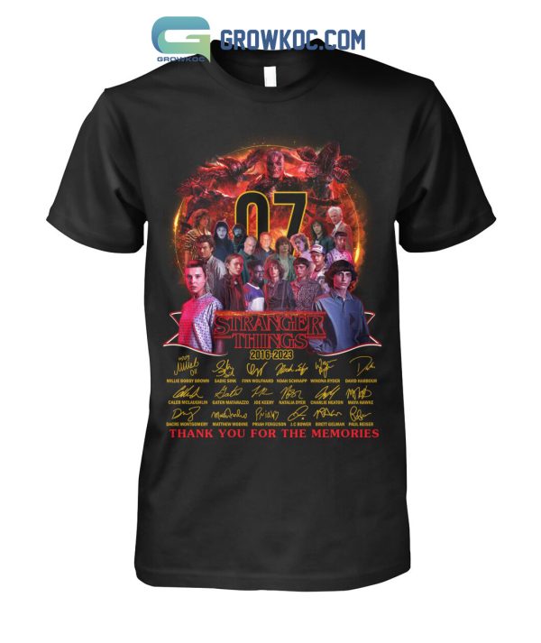 Stranger Things 07th Anniversary 2016-2023 T-Shirt