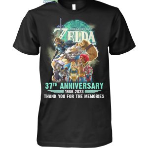 The Legend Of Zelda 37th Anniversary 1986-2023 T-Shirt