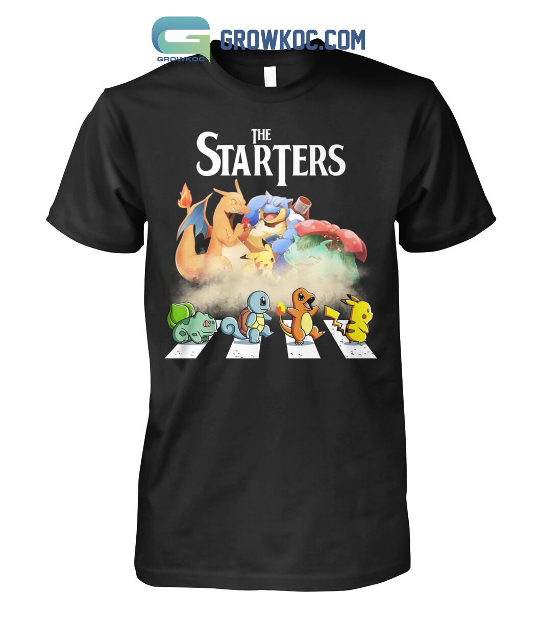 The Starters Pokemon Picachu T-Shirt