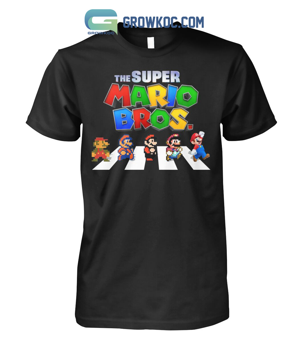 The Super Mario Bros Abbey Road T-Shirt