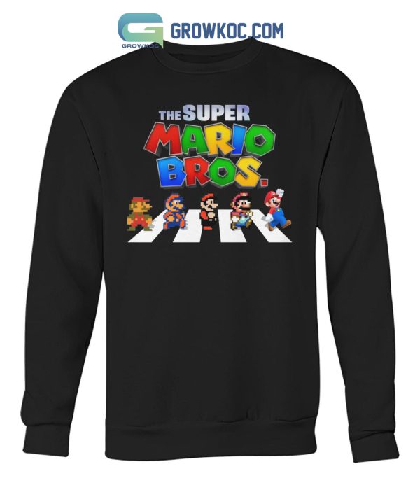 The Super Mario Bros Abbey Road T-Shirt