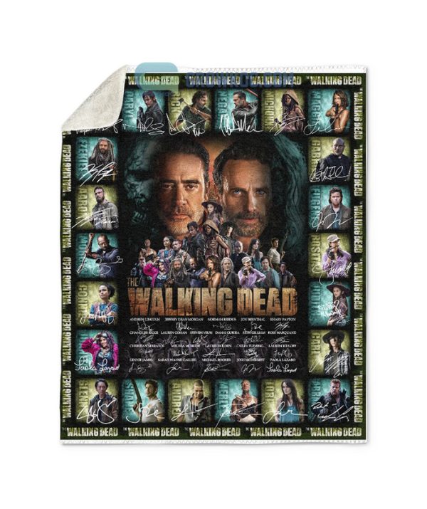 The Walking Dead post-apocalyptic horror drama TV Series Fleece Blanket, Quilt