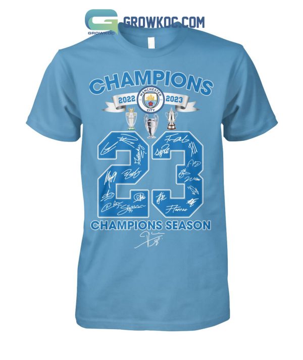 The Citizens 3 Times Champions Perfect Season T-Shirt