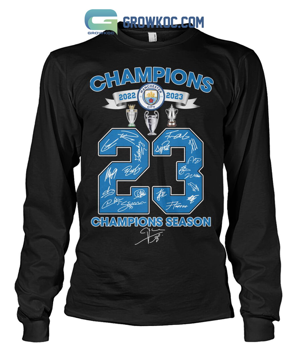 The Citizens 3 Times Champions Perfect Season T-Shirt