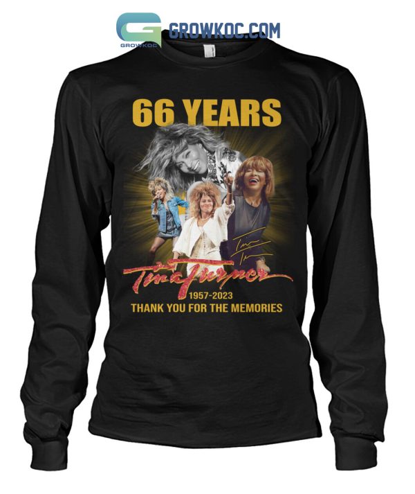 Tina Turner 66 Years 1957-2023 T-Shirt