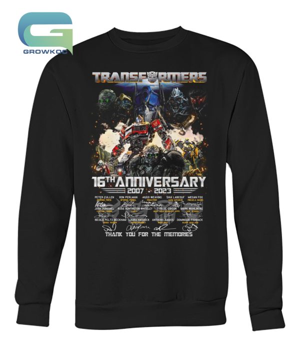 Transformers 16th Anniversary 2007-2023 T-Shirt