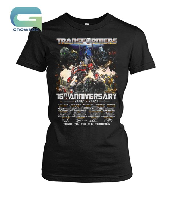 Transformers 16th Anniversary 2007-2023 T-Shirt