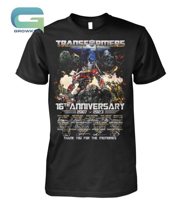 Transformers 16th Anniversary 2007-2023 T-Shirt