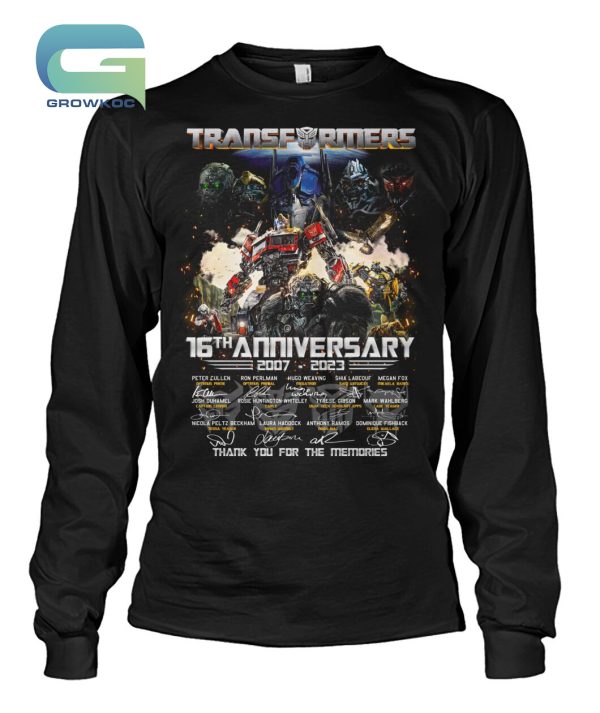 Transformers 16th Anniversary 2007-2023 T-Shirt